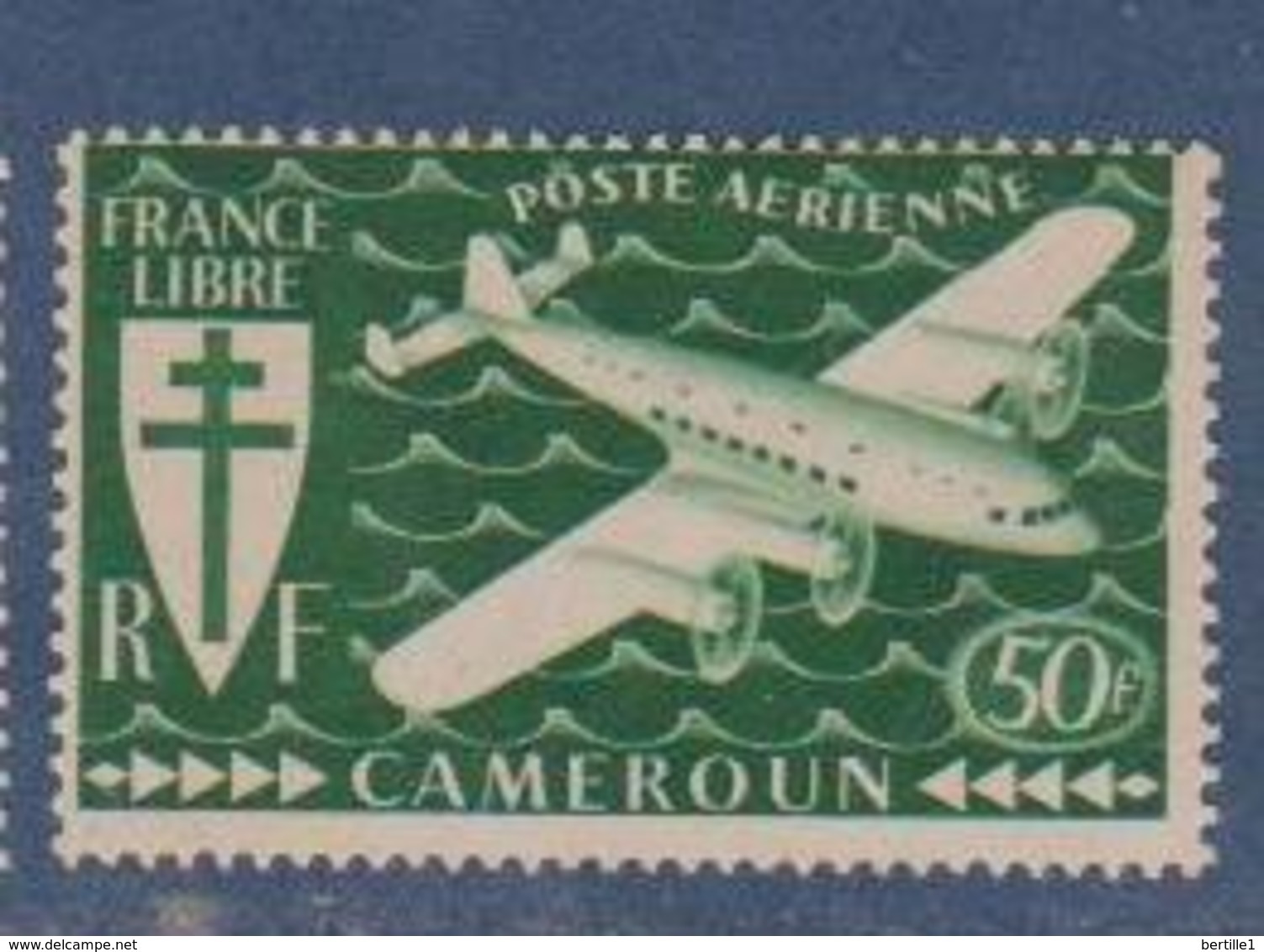 CAMEROUN      N° YVERT  :  PA 17       NEUF SANS CHARNIERE     ( NSCH 1/5  ) - Airmail