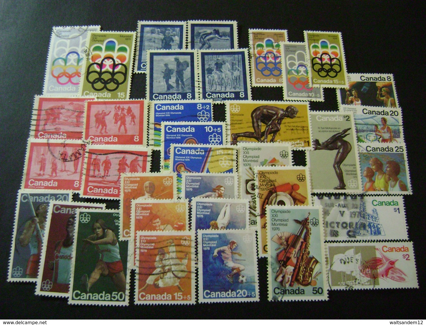 Canada 1972 To 1976 Commemorative/special Issues Complete (SG 692, 719-854) 5 Images - Used - Annate Complete