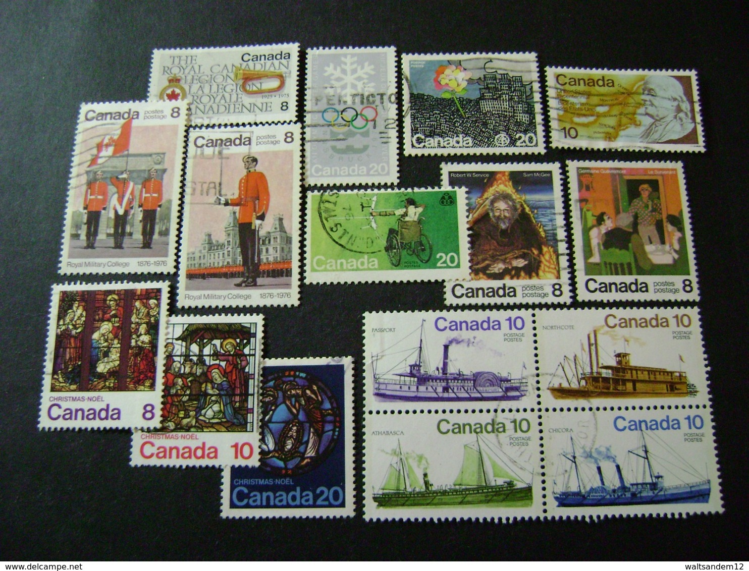 Canada 1972 To 1976 Commemorative/special Issues Complete (SG 692, 719-854) 5 Images - Used - Volledige Jaargang