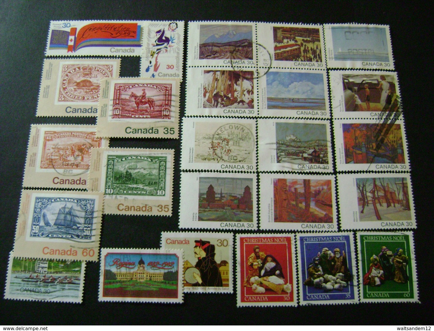 Canada 1977 To 1982 Commemorative/special Issues Complete (between SG 855 And 1082 - See Description) 6 Images - Used - Annate Complete