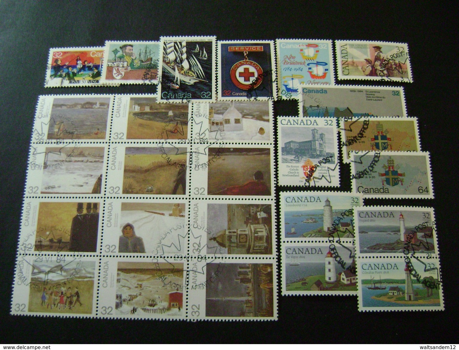 Canada 1983 To 1986 Commemorative/special Issues Complete (between SG 1083 And 1226 - See Description) 5 Images - Used - Années Complètes