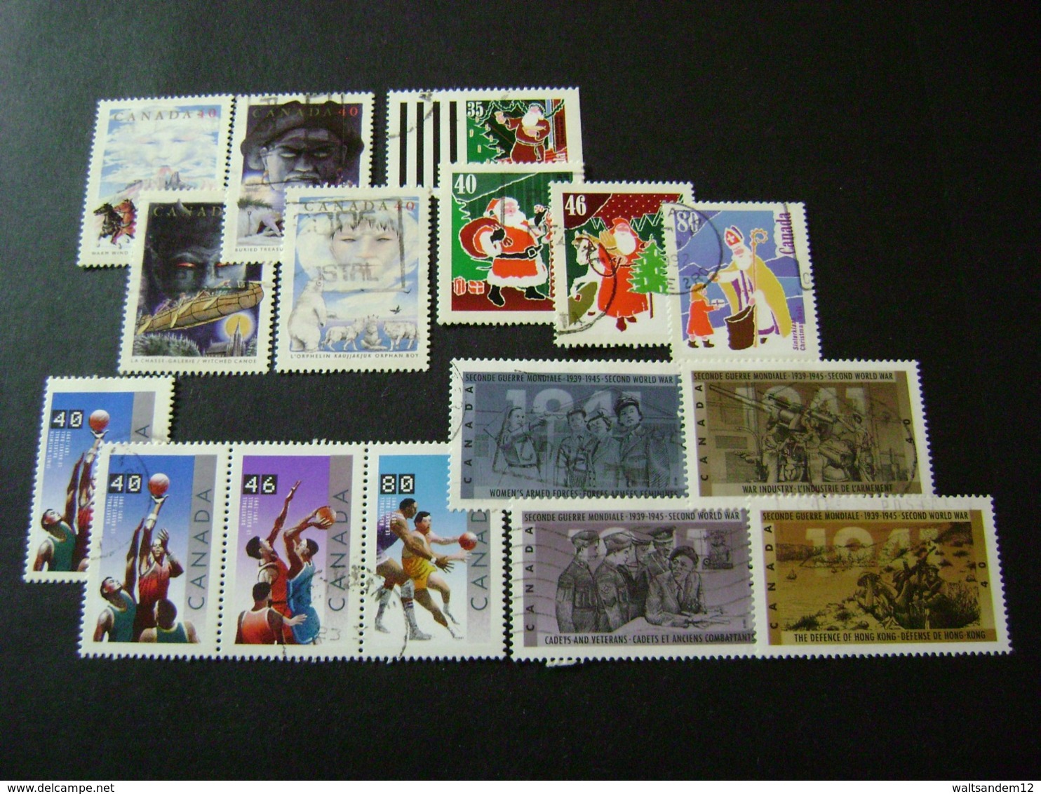 Canada 1989 To 1991 Commemorative/special Issues Complete (SG 1315-1327, 1329-1349, 1375-1459) 5 Images - Used - Complete Years