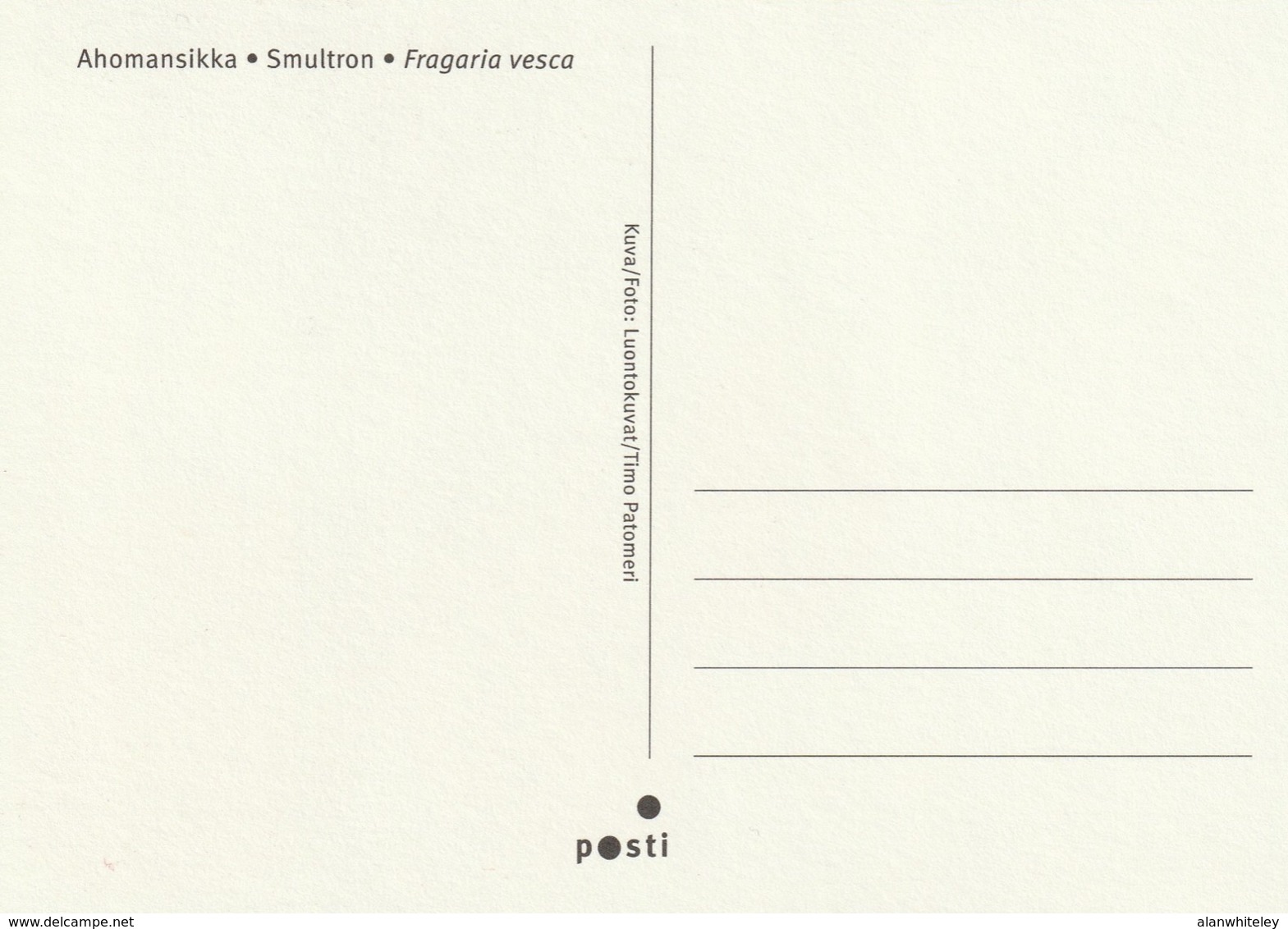 FINLAND 2004 Wild Strawberry: Maximum Card CANCELLED - Maximum Cards & Covers