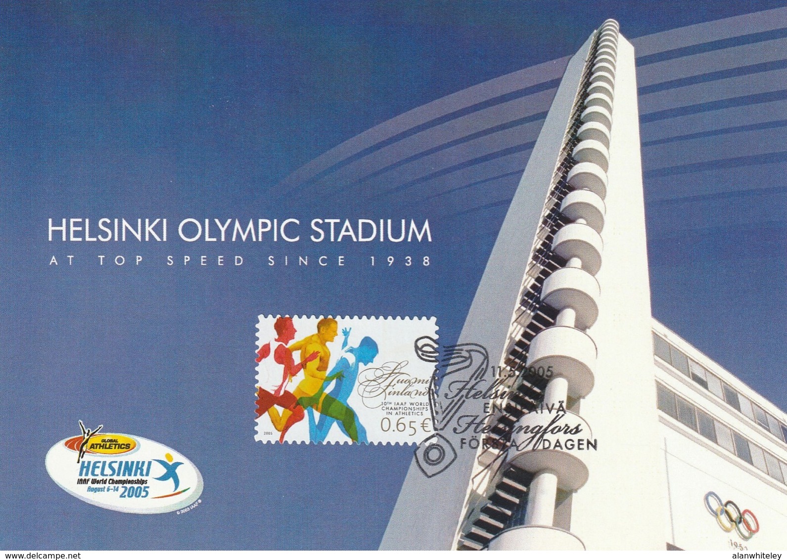 FINLAND 2005 IAAF World Championships In Athletics: Maximum Card CANCELLED - Cartes-maximum (CM)