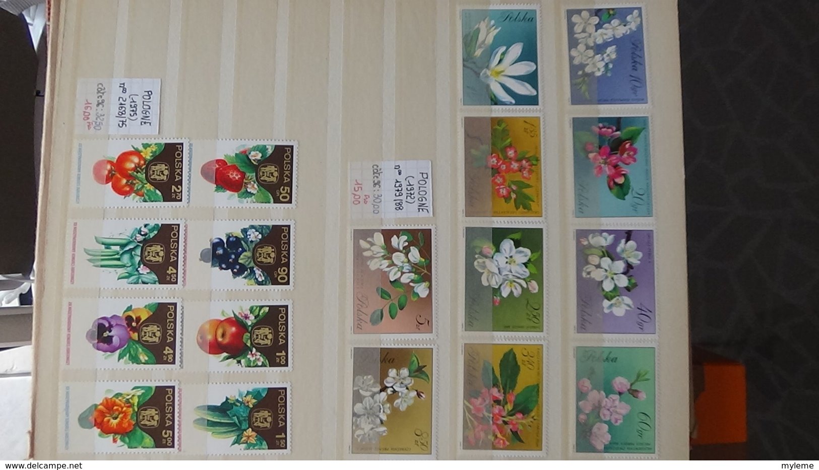 Belle thématique en timbres et blocs ** sur le sport et les fleurs. A saisir !!!