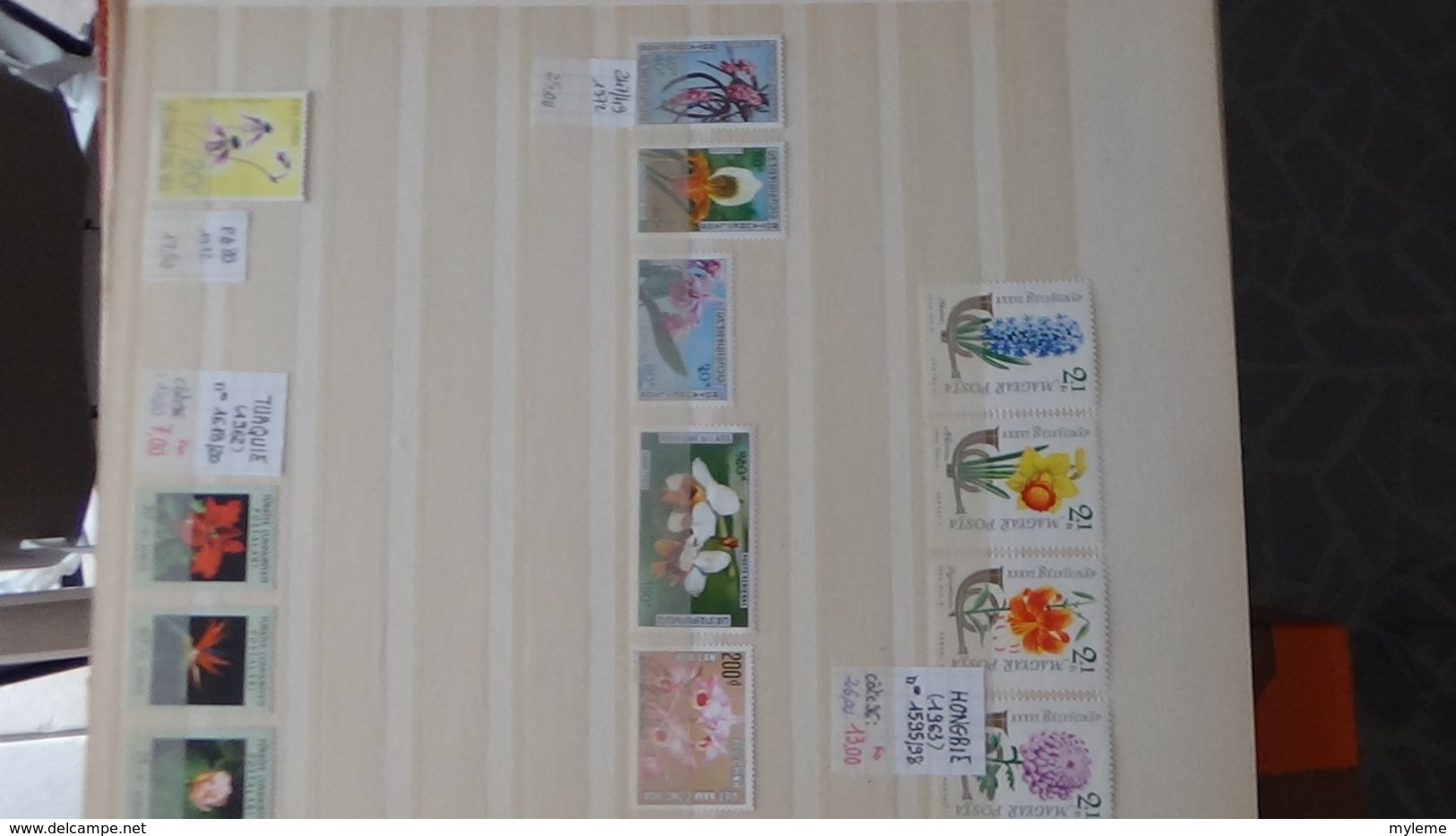 Belle thématique en timbres et blocs ** sur le sport et les fleurs. A saisir !!!