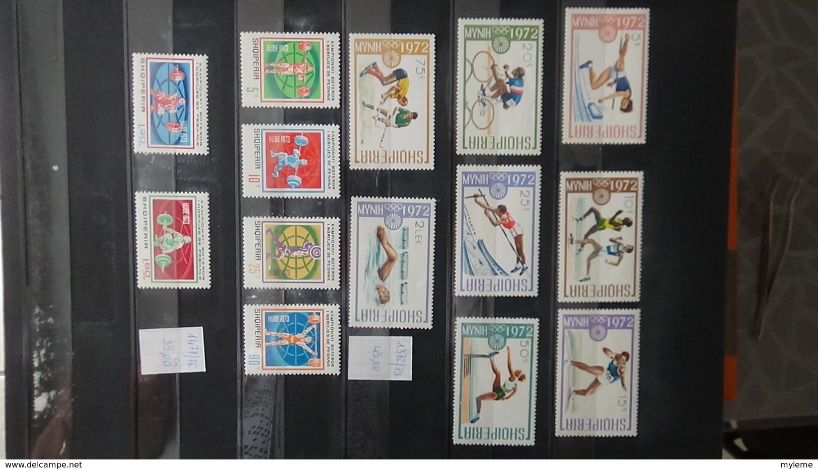 Belle Thématique En Timbres Et Blocs ** Sur Le Sport . A Saisir !!! - Collections (with Albums)