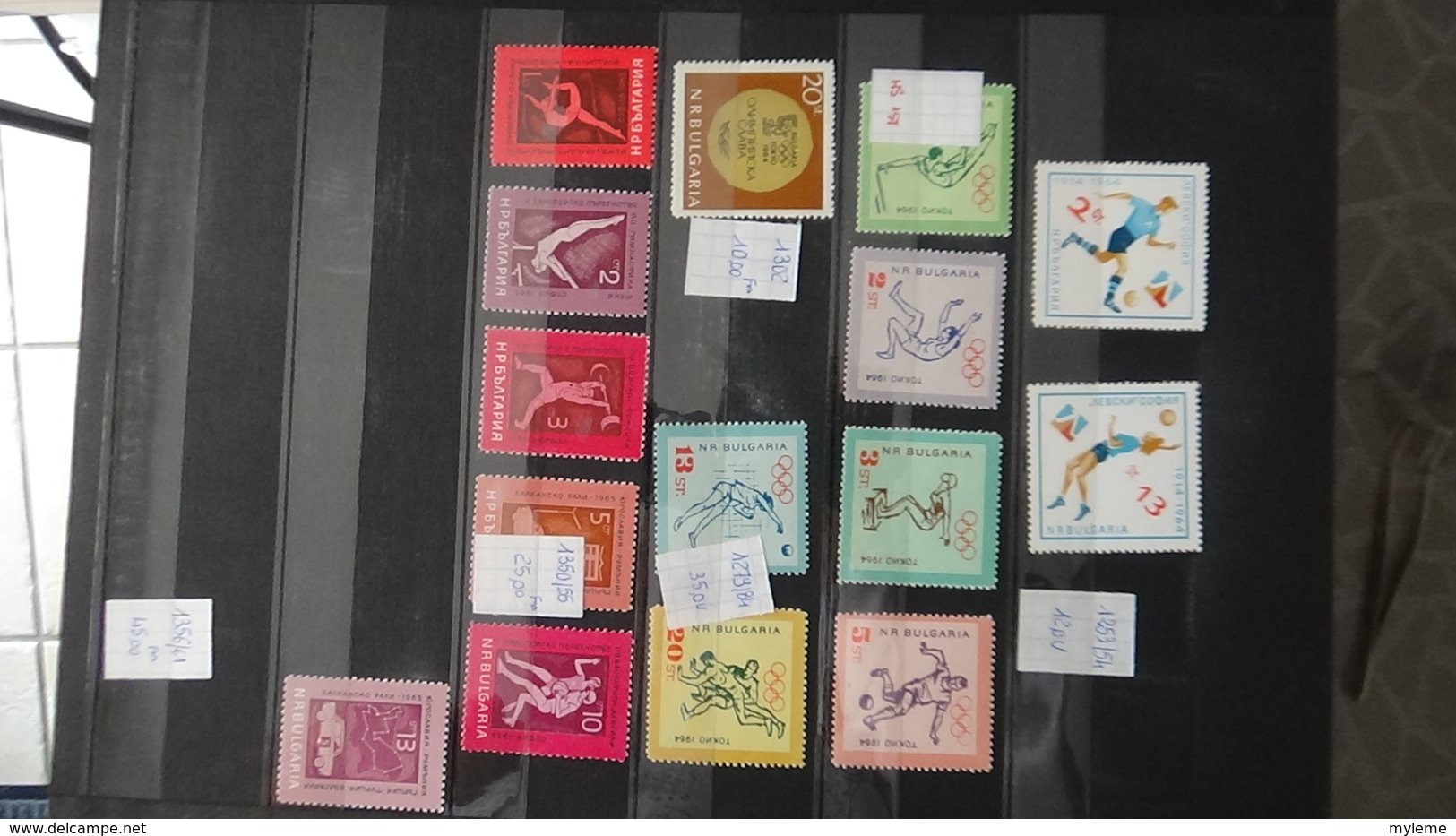 Belle thématique en timbres et blocs ** sur le sport . A saisir !!!