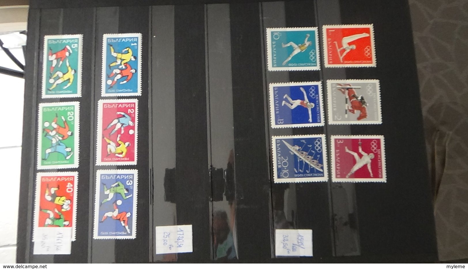 Belle thématique en timbres et blocs ** sur le sport . A saisir !!!