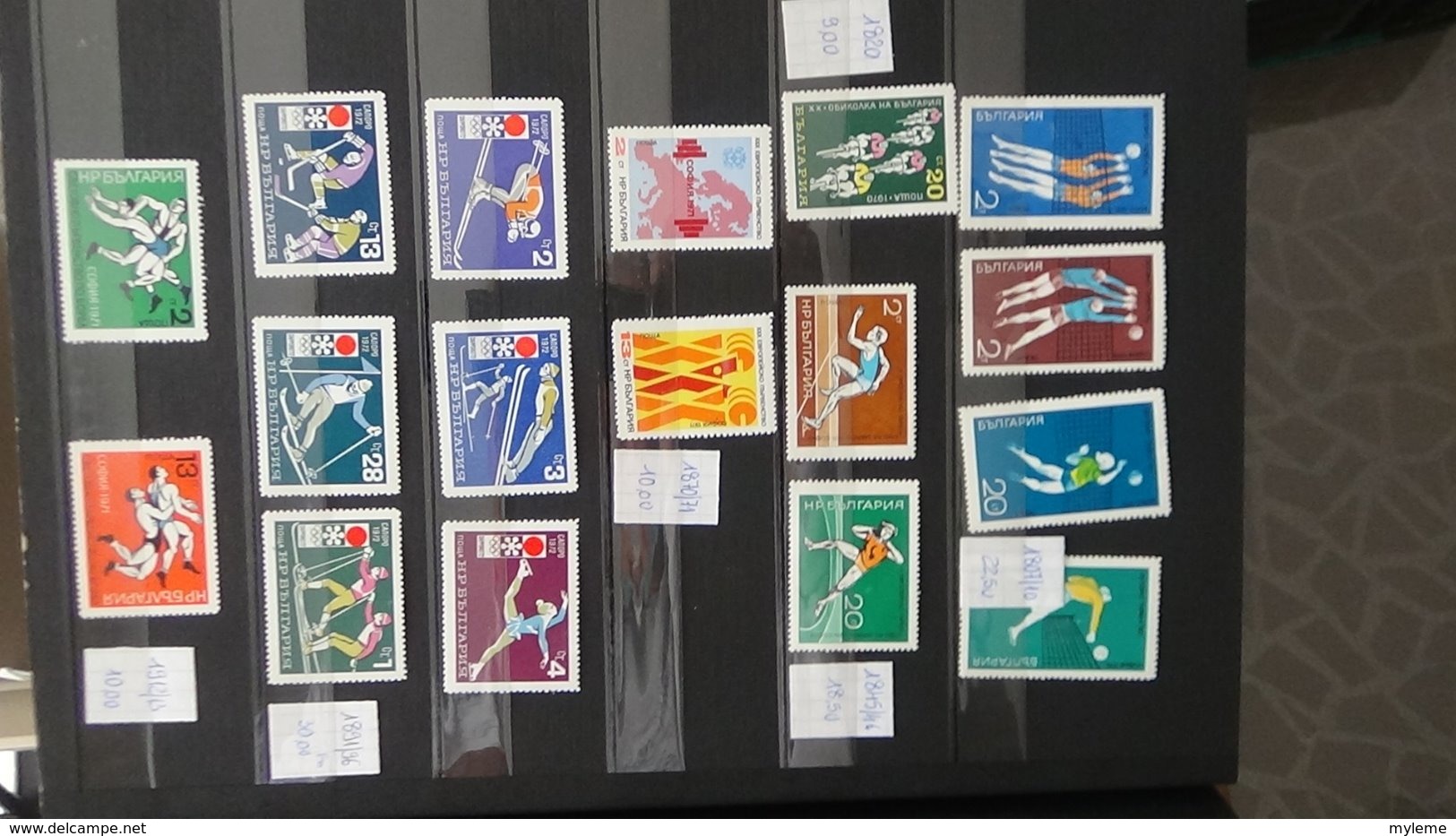 Belle thématique en timbres et blocs ** sur le sport . A saisir !!!