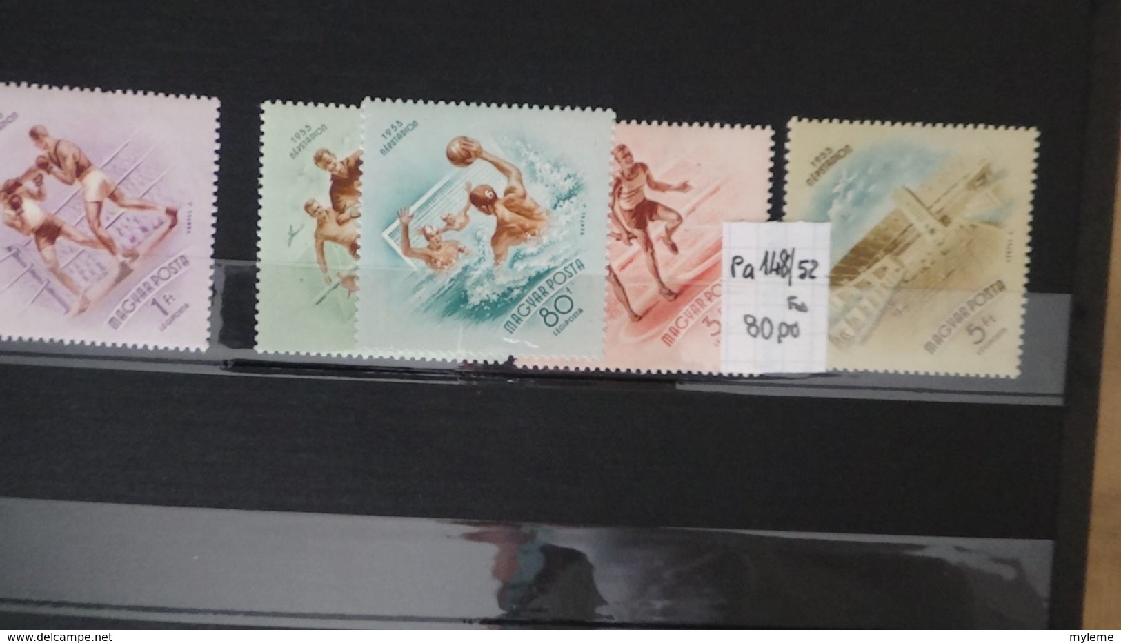 Belle thématique en timbres et blocs ** sur le sport . A saisir !!!