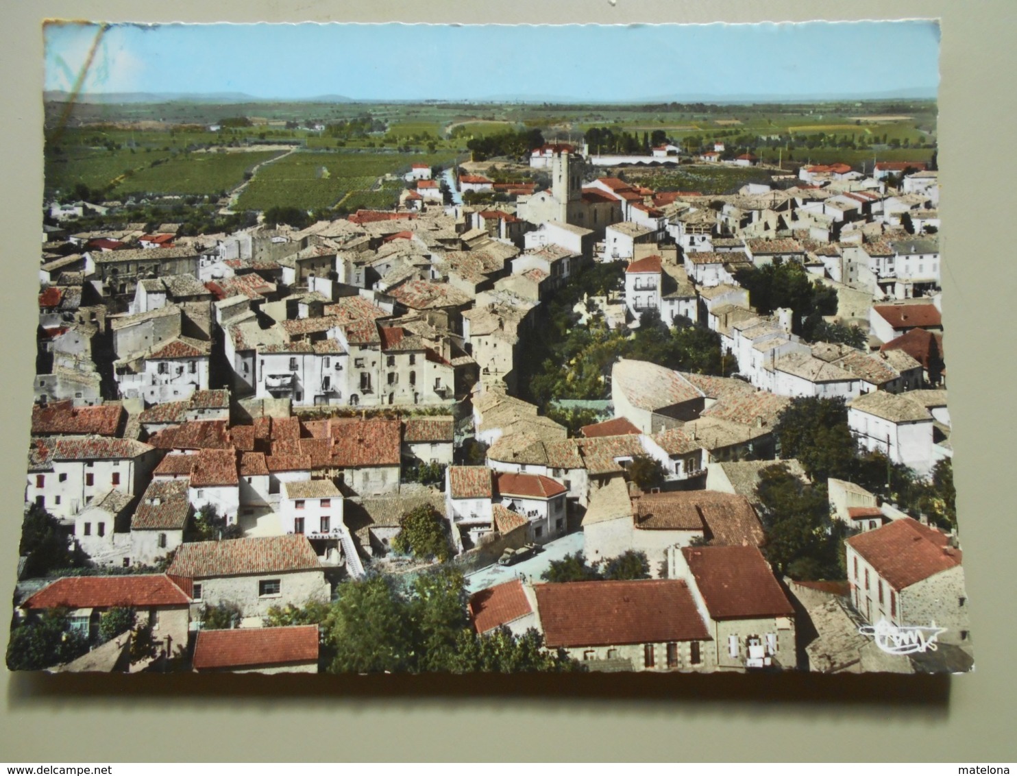 HERAULT SERVIAN VUE GENERALE AERIENNE - Sonstige & Ohne Zuordnung