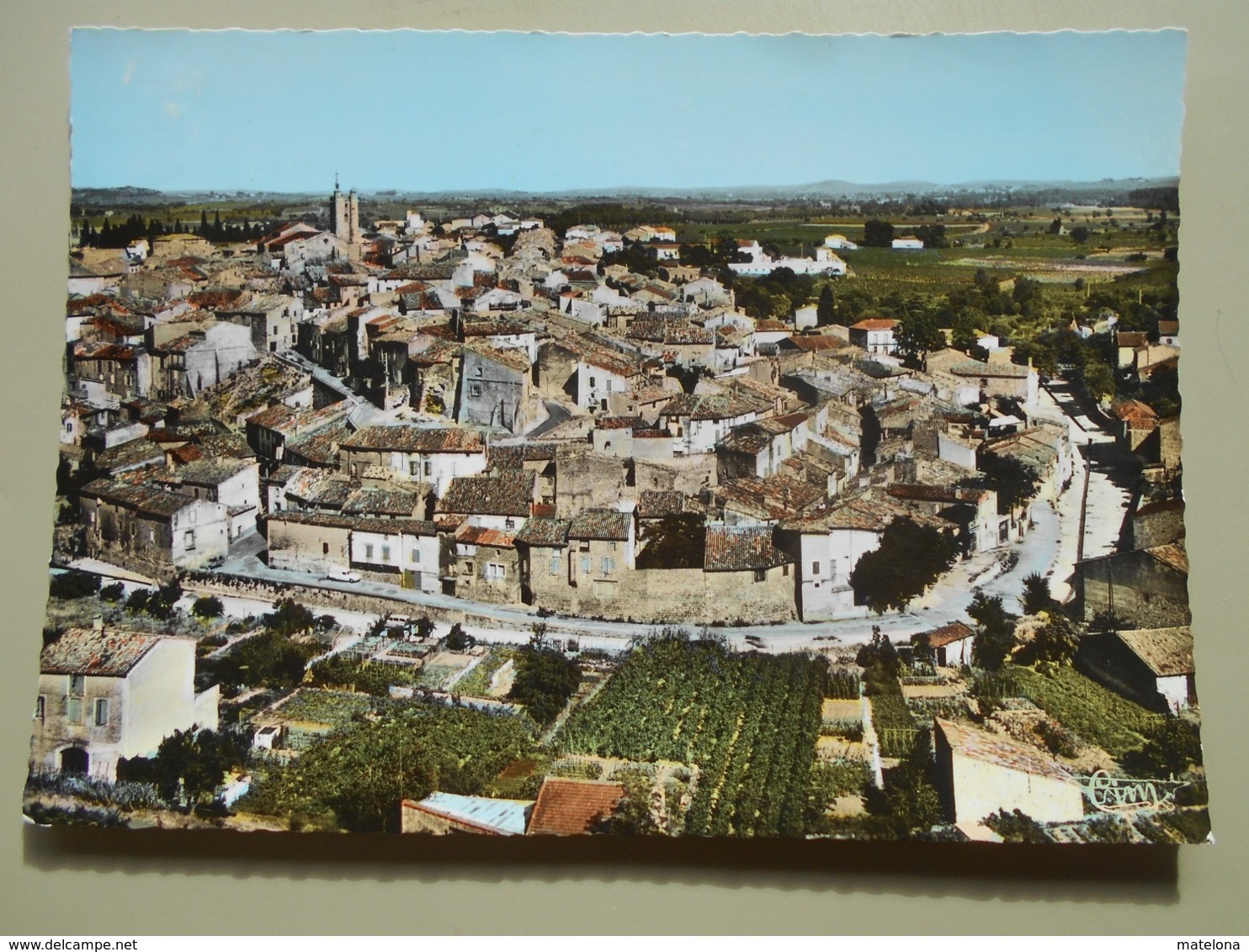 HERAULT SERVIAN VUE GENERALE AERIENNE - Sonstige & Ohne Zuordnung