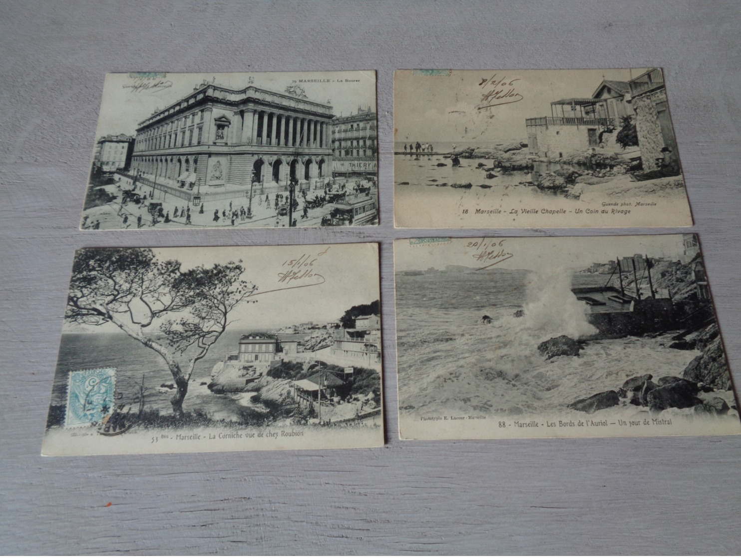 Beau lot de 40 cartes postales de France  Marseille    Mooi lot van 40 postkaarten van Frankrijk    - 40 scans