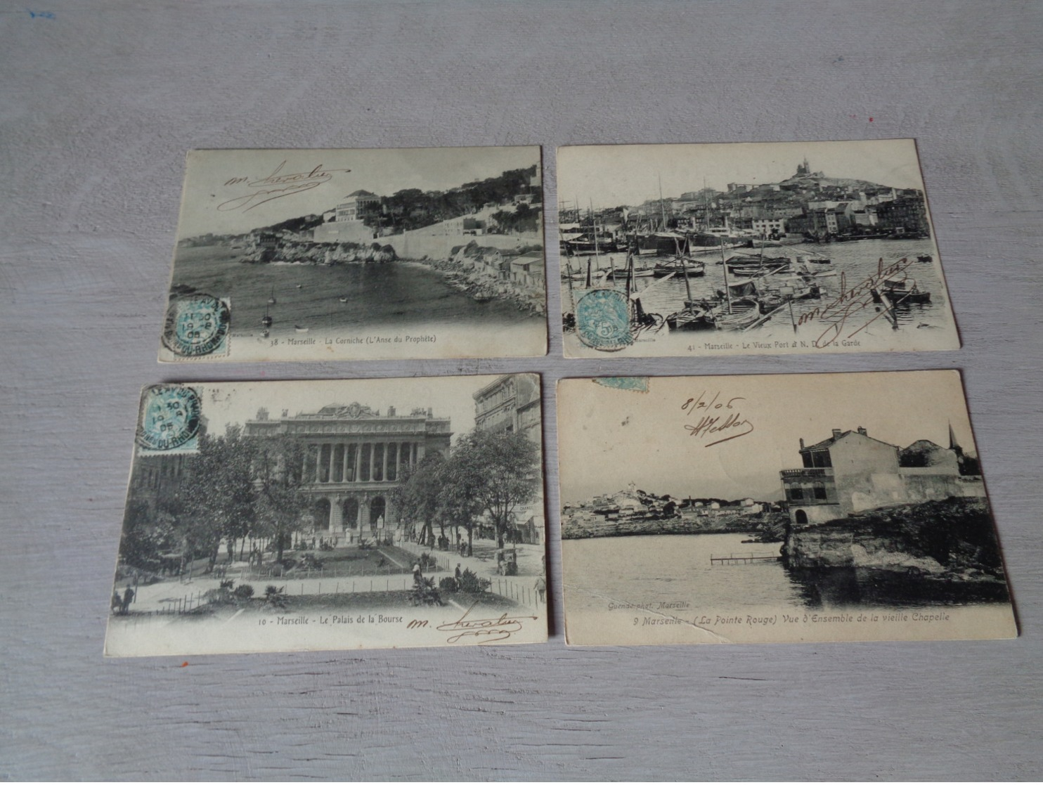 Beau lot de 40 cartes postales de France  Marseille    Mooi lot van 40 postkaarten van Frankrijk    - 40 scans