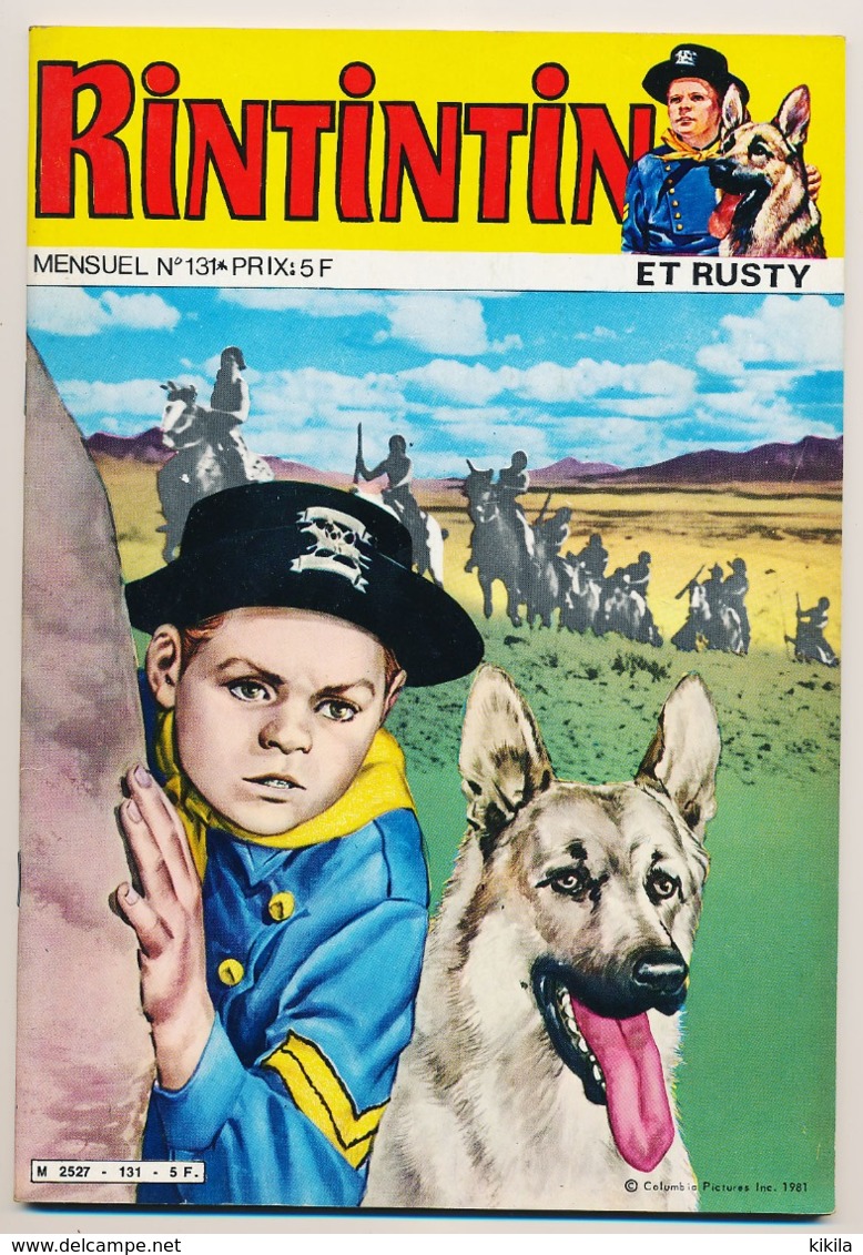 Bande Dessinée RINTINTIN Et Rusty Mensuel N° 131 1981 Les Robinson De L'espace Les Champignons Amanite épaisse - Rintintin