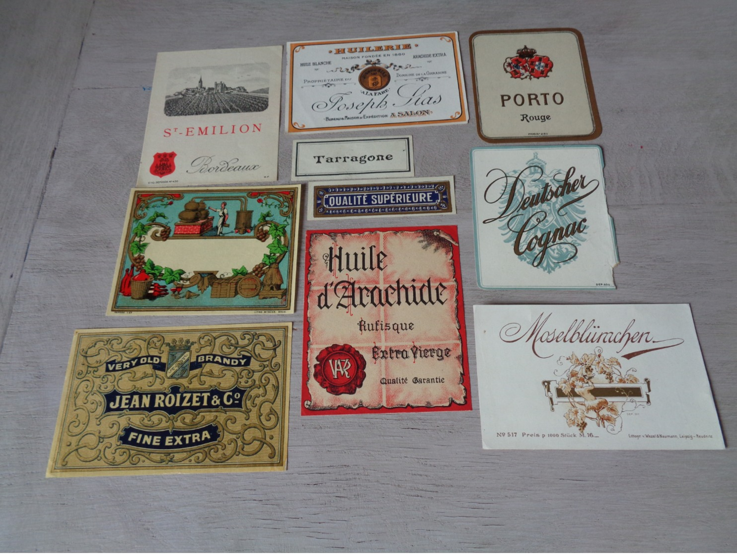 Grand Beau Lot De 100 étiquettes ( étiquette Etiket ) De Tous Genre : Vin , Bière , Etc. ( Wijn Bier ) - 100 Scans - Andere & Zonder Classificatie