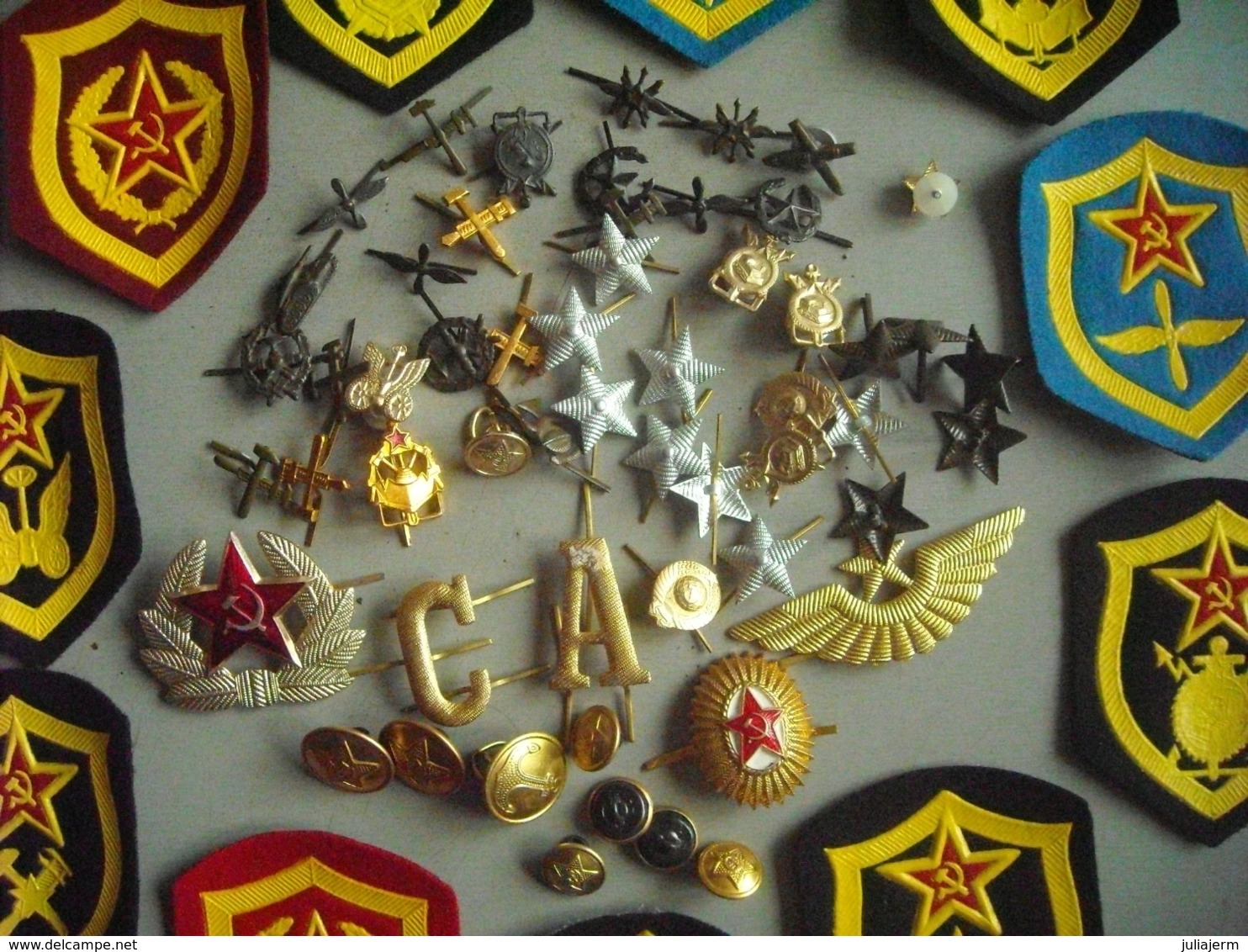 Lot Patchs D'armée De L'URSS - Ecussons Tissu
