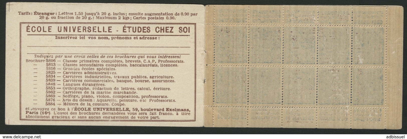 CARNET 257 - C12, LE HAVRE Exposition Philatélique De 1929. Neuf Avec Adhérences (voir Photos). - Otros & Sin Clasificación