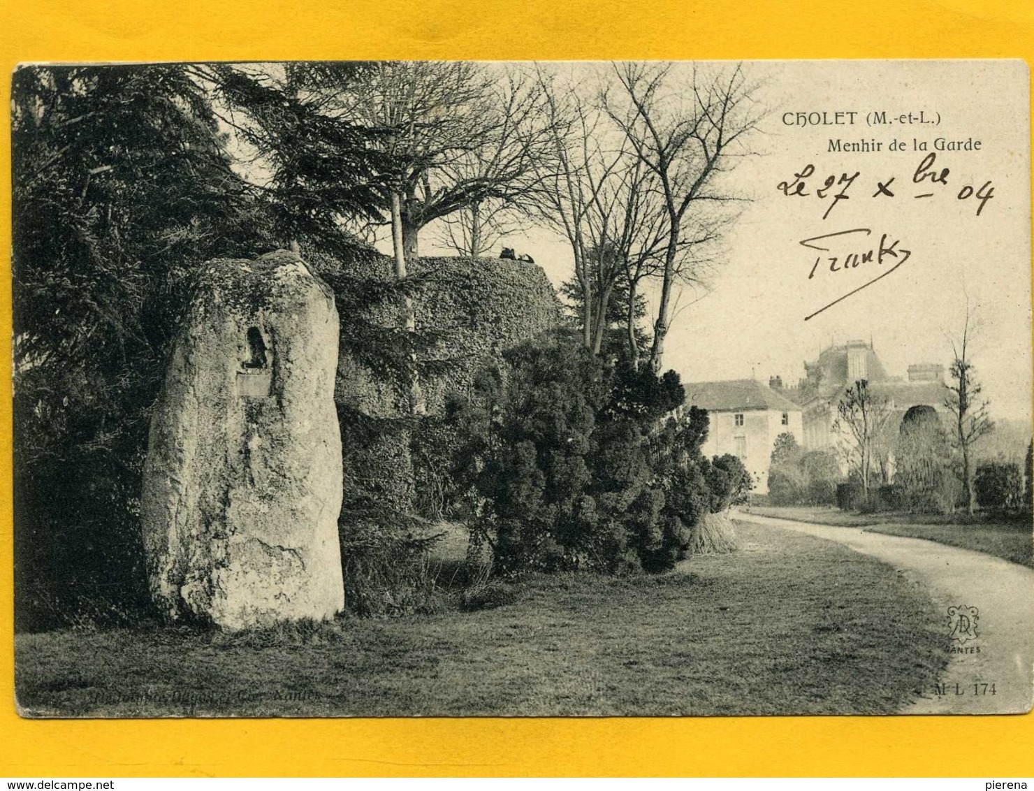 49Ch35 - CHOLET - Jardin Du Mail - Menhir - Cholet