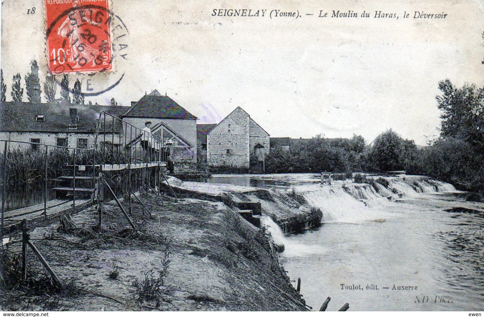 Seignelay. Le Moulin Du Haras, Le Déversoir. - Seignelay