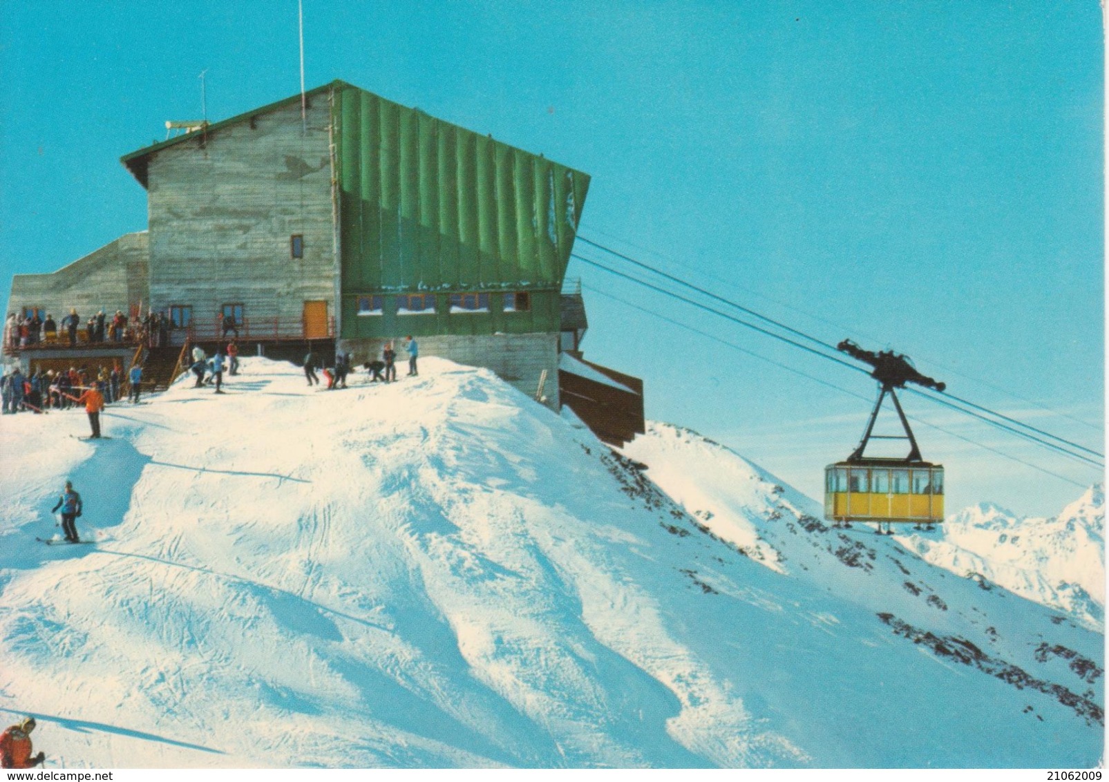 BORMIO - STAZIONE DI ARRIVO FUNICOLARE ALLA CIMA BIANCA - ANIMATA CON NEVE - NON VIAGGIATA - Altri & Non Classificati