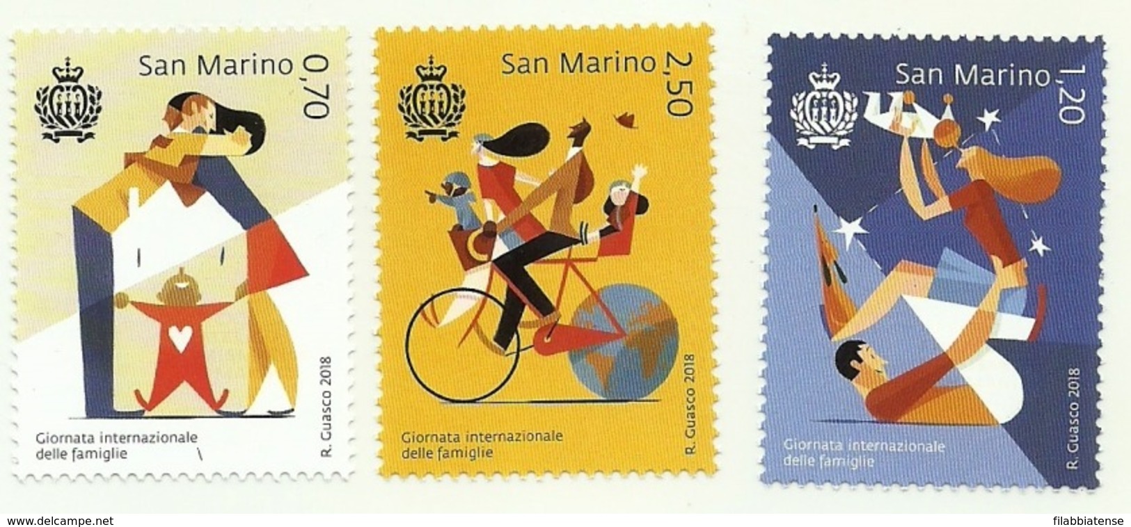 2018 - San Marino 2586/88 Bicicletta ---- - Radsport