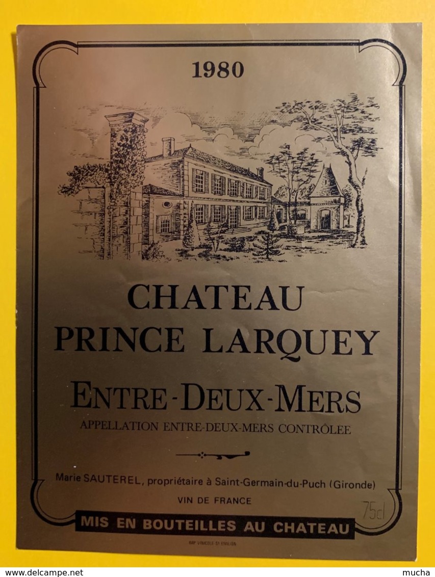 11920 - Château Prince Larquey 1980 - Bordeaux