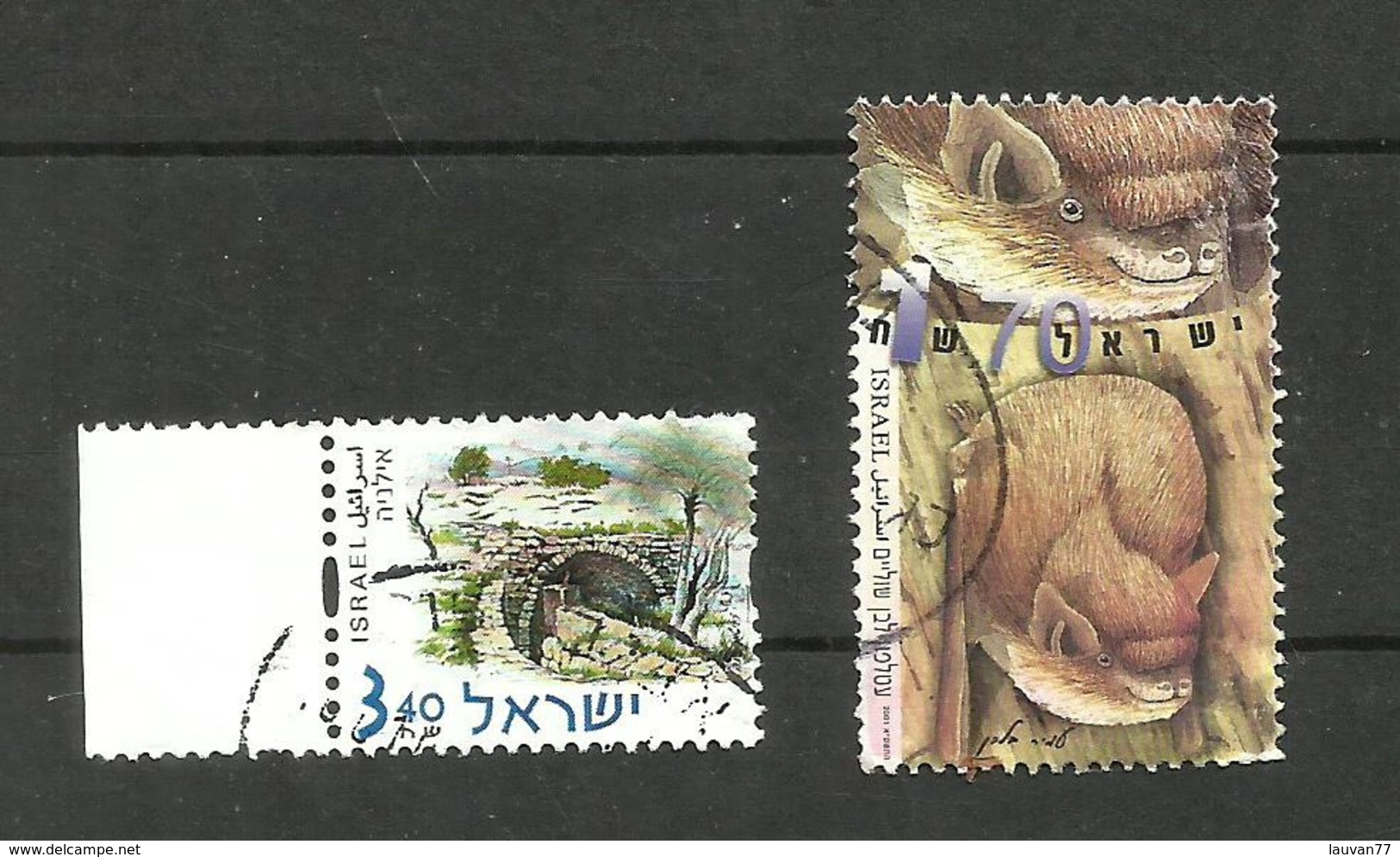 Israël N°1542, 1547 Cote 3 Euros - Used Stamps (without Tabs)