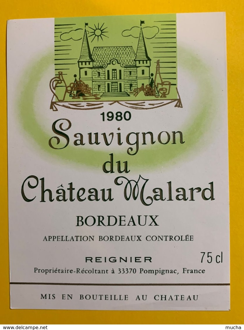 11926 -  Sauvignon Du Château Malard 1980 - Bordeaux