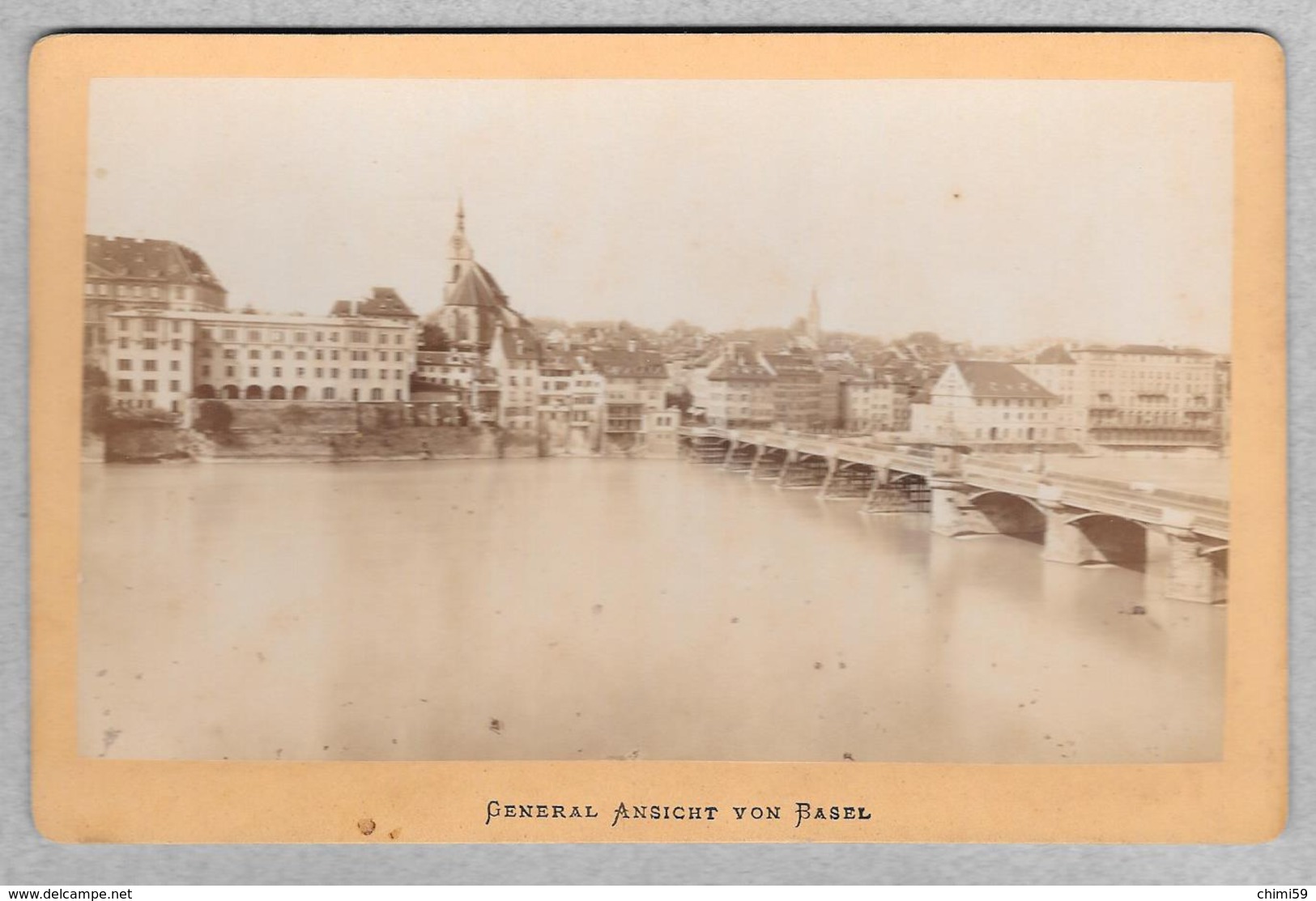 BASEL - GENERAL ANSICHT VON BASEL - SUISSE - PHOTO VARADY - Antiche (ante 1900)