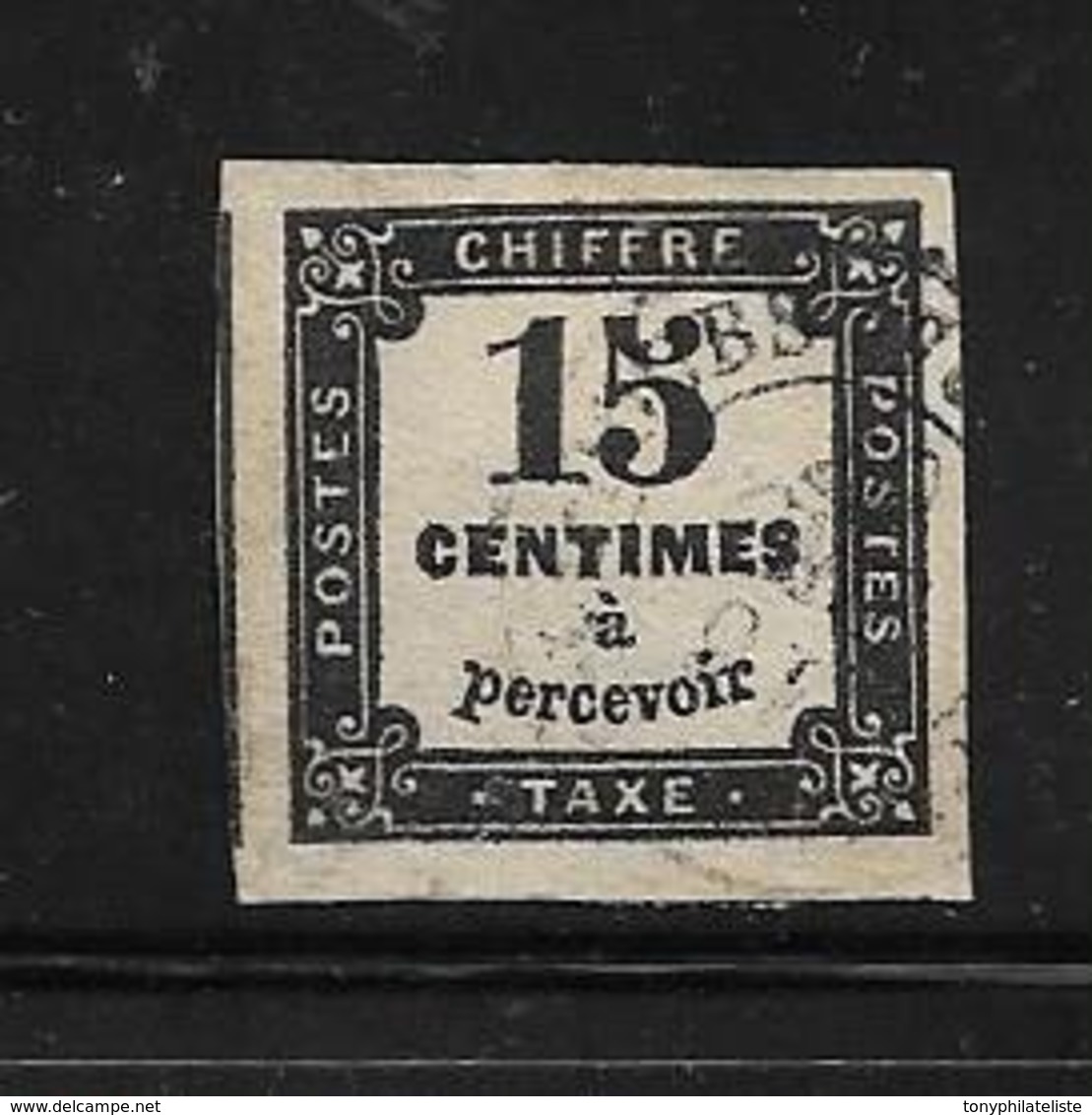 France Timbre Taxe De 1864 N°3 Oblitéré - 1960-.... Oblitérés