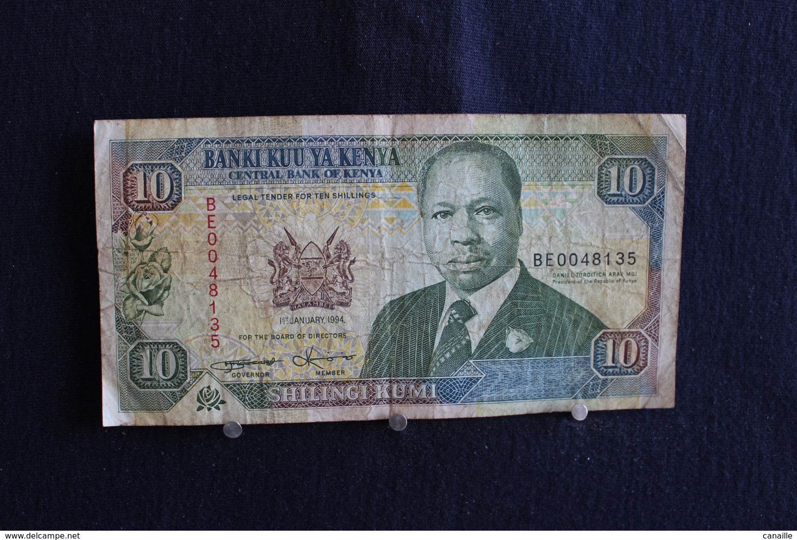 66 / Kenia -  Central  Bank Of Kenya, 10 Shilings -  1994     /  N°  BE 0048135 - Kenya