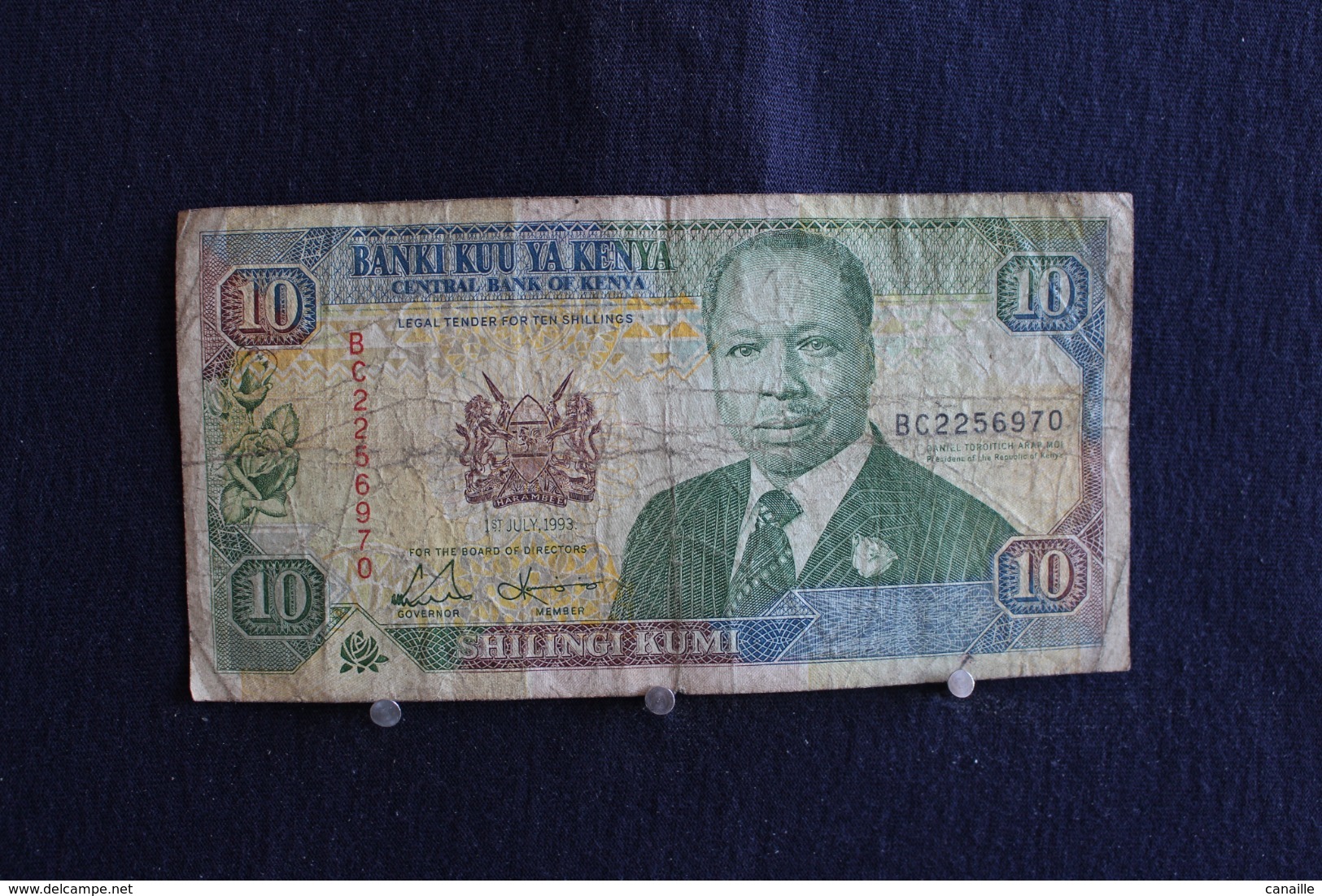 67 / Kenia -  Central  Bank Of Kenya, 10 Shilings -  1994     /  N°  BC 2256970 - Kenya