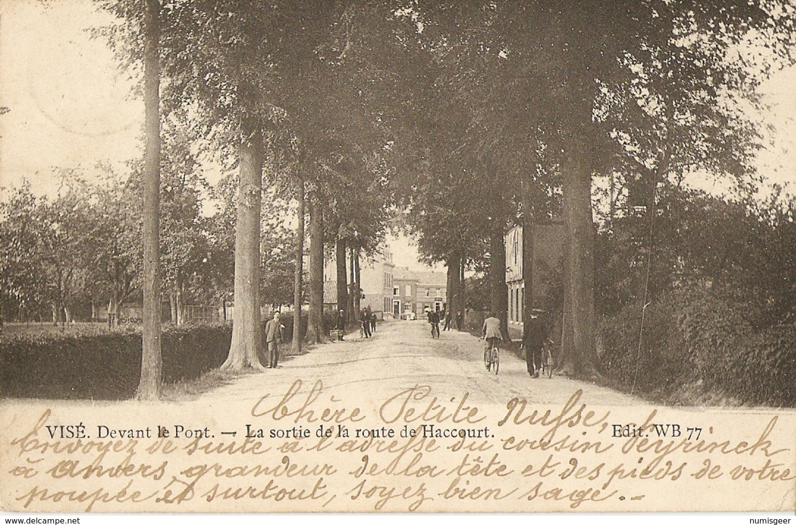 VISE  ---  Devant Le Pont - La Sortie De La Route De Haccourt - Visé