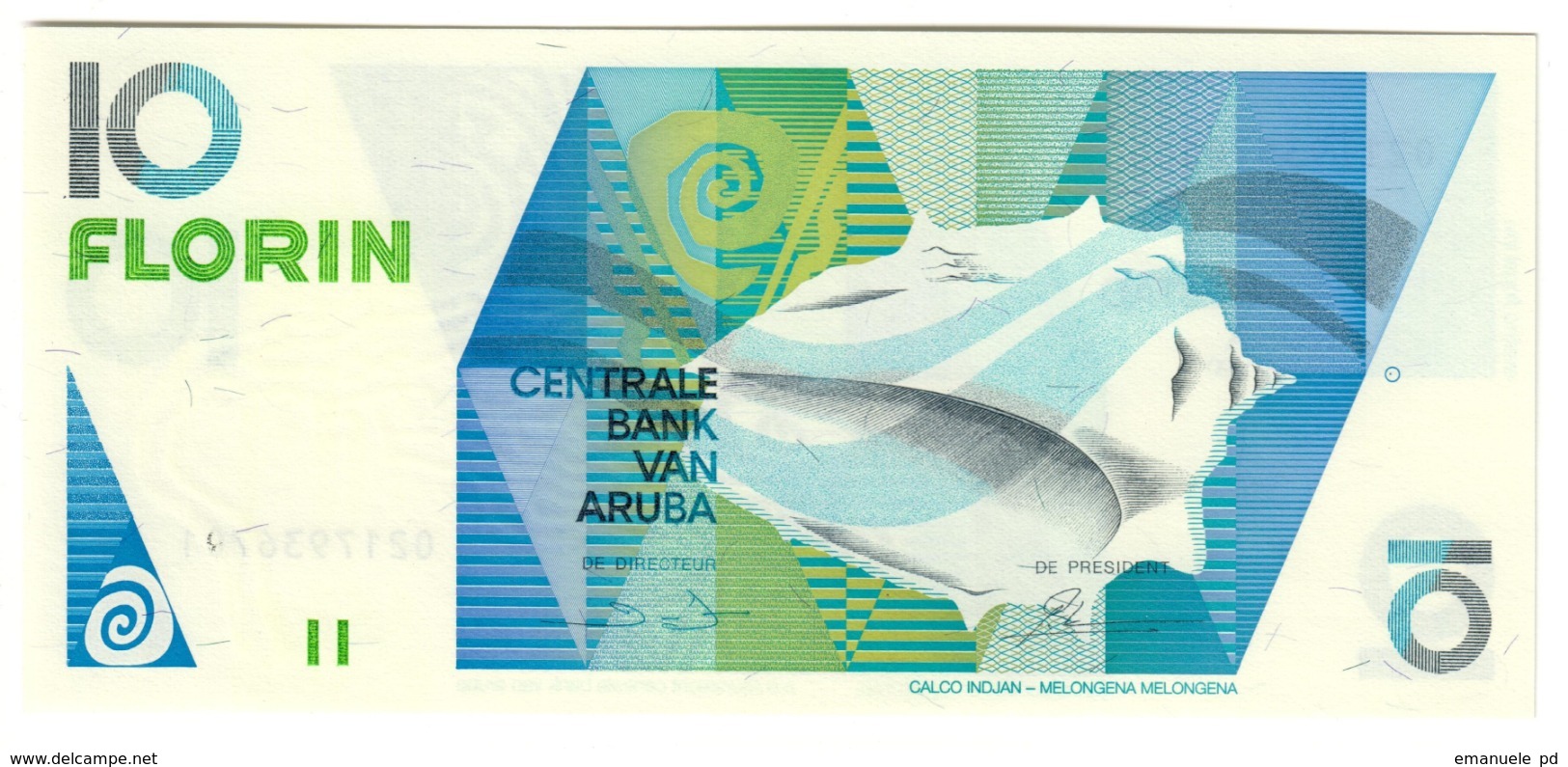 ARUBA	10	FLORIN	1990	P7	UNC			.CV. - Aruba (1986-...)