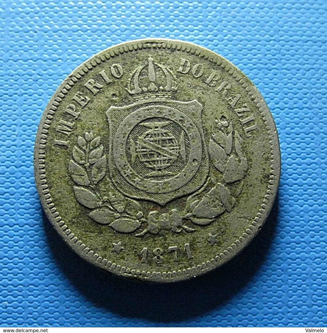 Brazil 100 Reis 1871 - Brasile