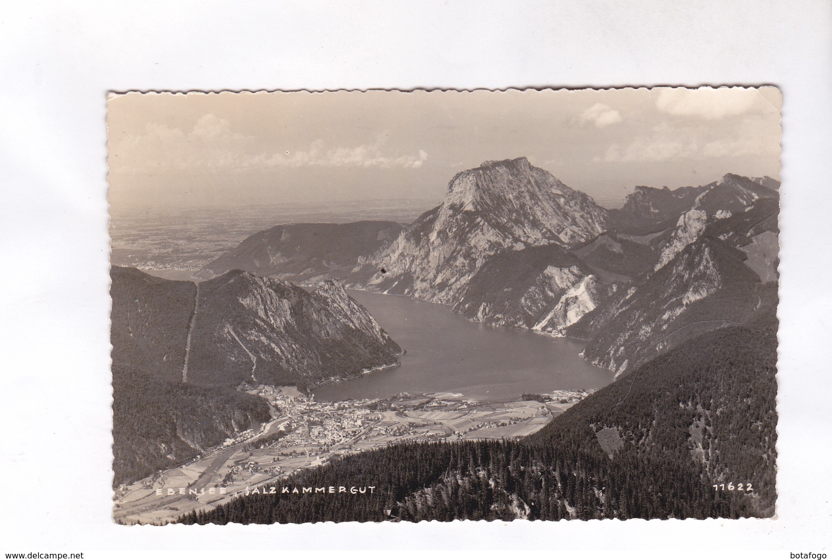 CPA  PHOTO EBENSEE SALZKAMMERGUT En 1956! (voir Timbre) - Gmunden