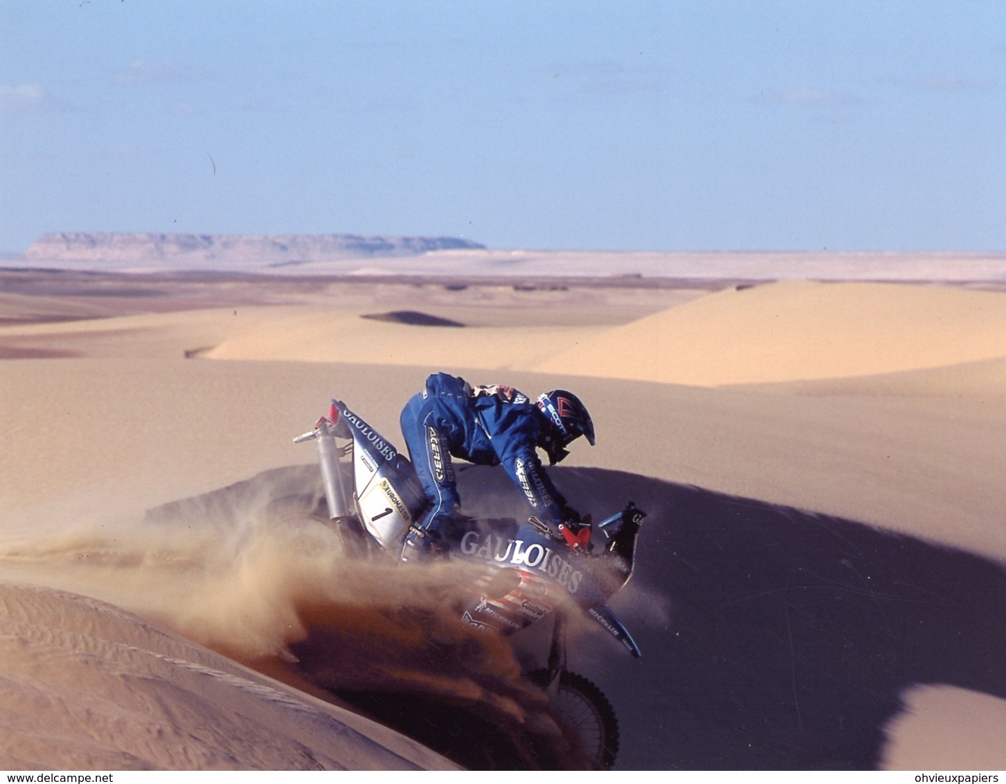 Le Pilote Moto RICHARD SAINCT - BMW F650 Vainqueur -  PARIS DAKAR CAIRO 2000 - Sports