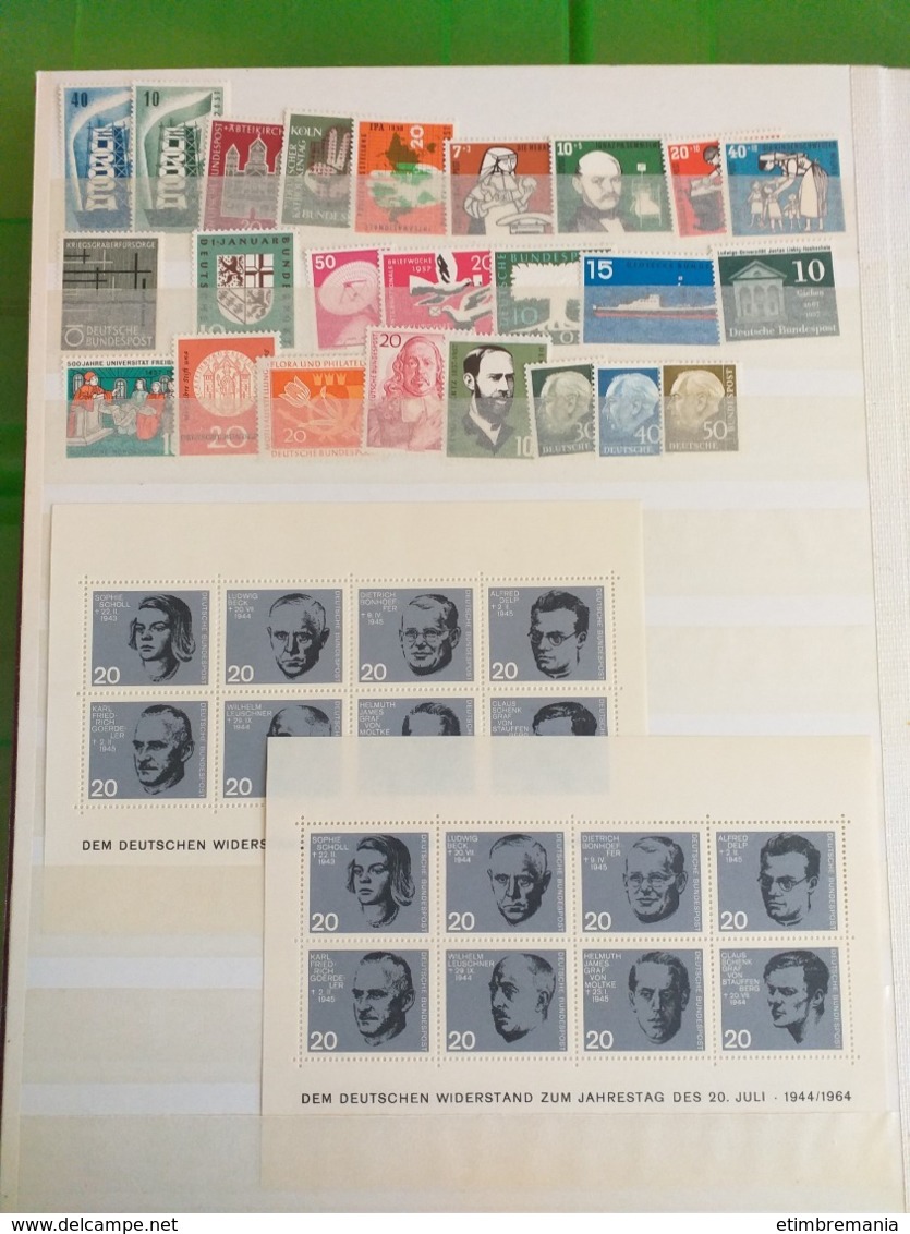 LOT N° e 1039  ALLEMAGNE un classeur de timbres neufs **