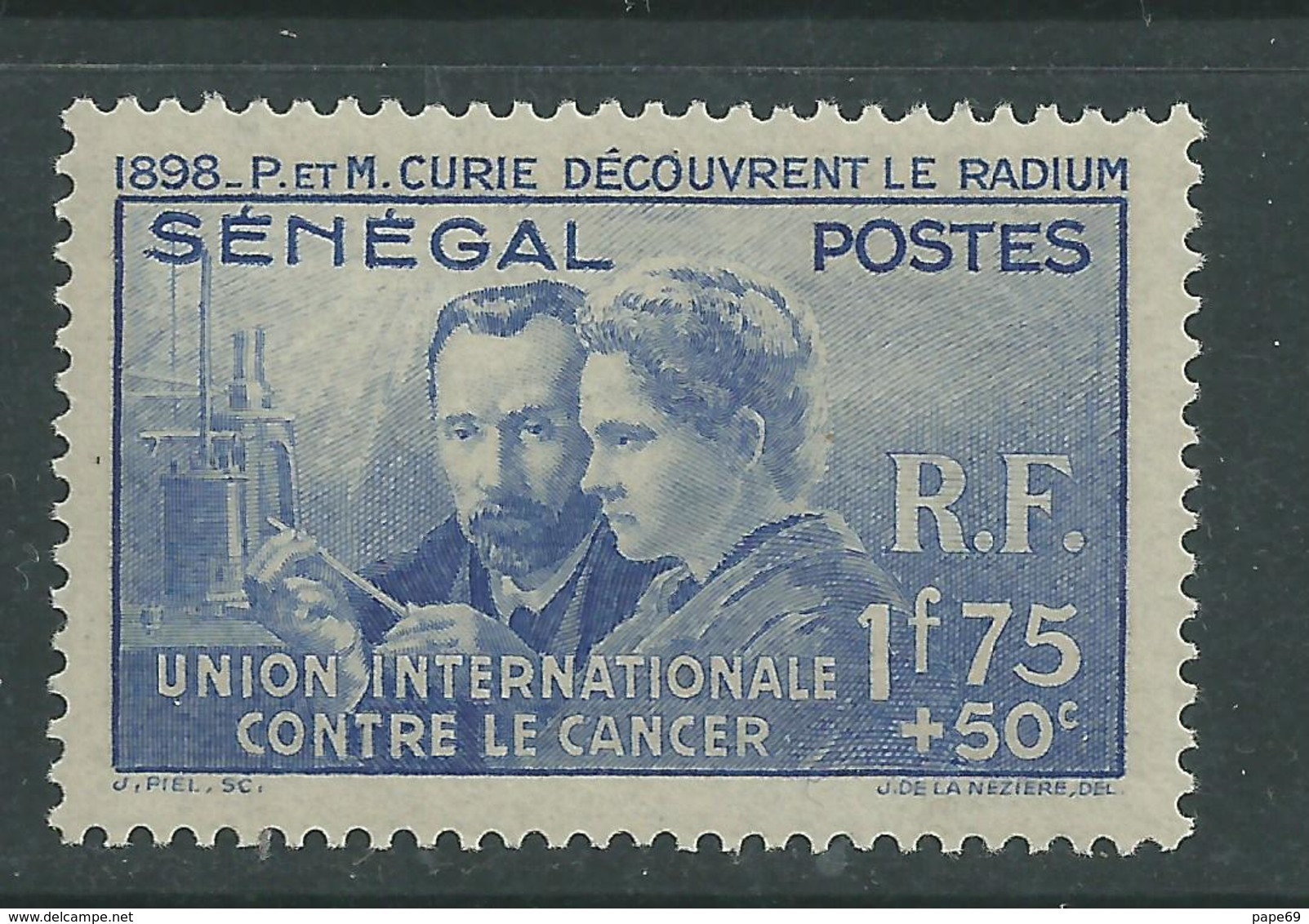 Sénégal  N° 149 XX  Pierre Et Marie Curie Neuf Sans Charnière,  TB - Neufs