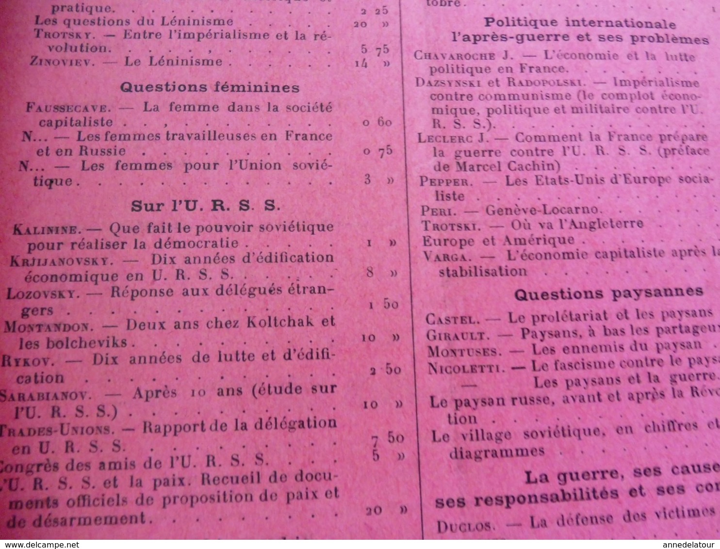 1930 BULLETIN Du SYNDICAT Des Membres De L'Enseignement Laïc De L'OISE Et "LA CHANSON DU PAUVRE DÉCHARGÉ" , Etc - Autres & Non Classés