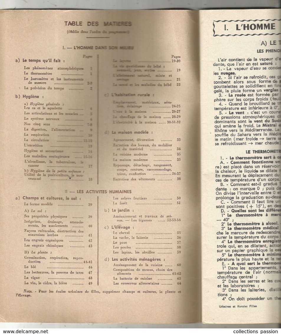 Collection L'ESSENTIEL ,mon Mémento De SCIENCES Et Son Questionnaire, 69 Pages, 2 Scans , Frais Fr 3.95 E - 6-12 Jaar
