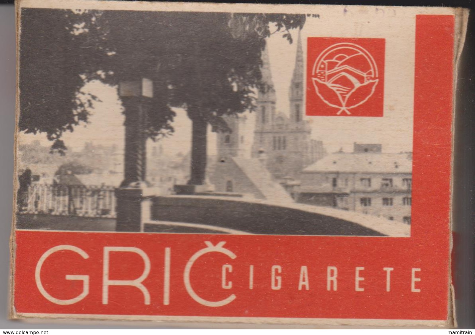 PAQUET CIGARETTES VIDE. GRIC - Zigarettenetuis (leer)