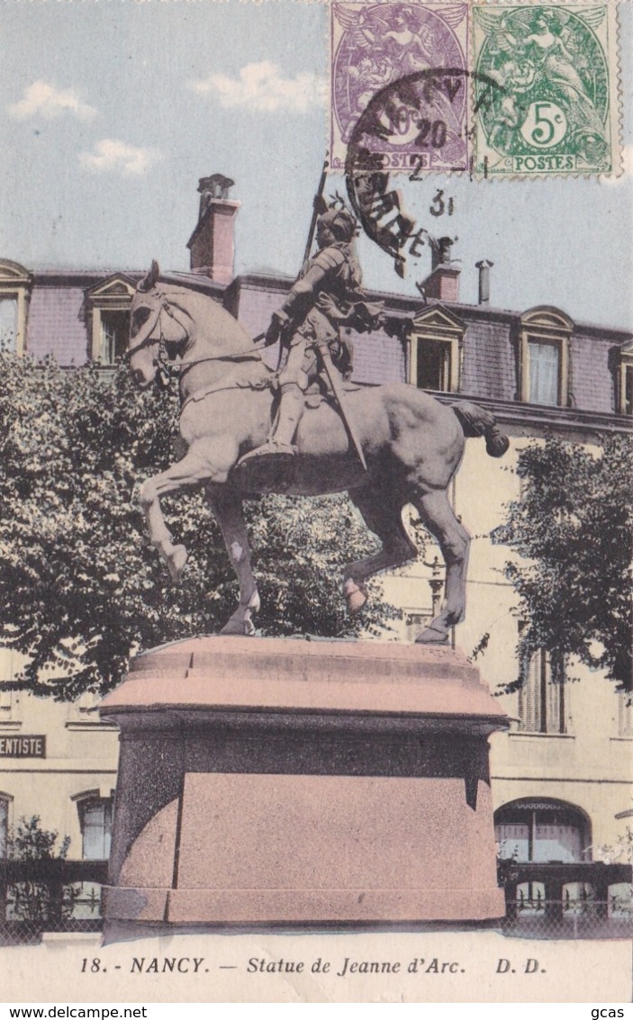 Nancy; Statue De Jeanne D'Arc - Denkmäler