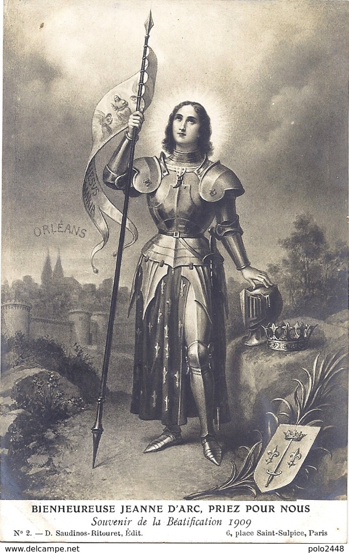 CPA - lot de 12 cartes sur Jeanne d'Arc