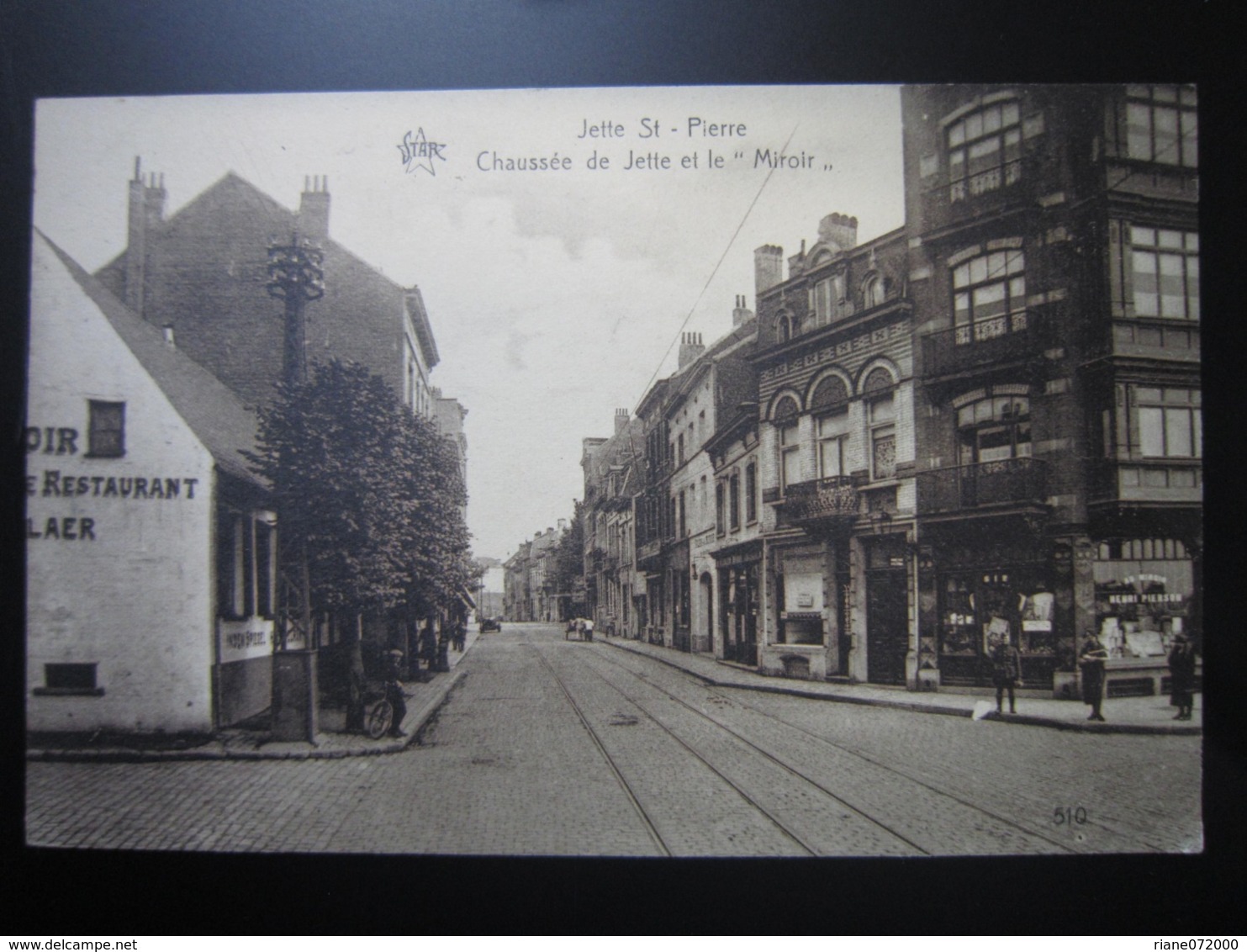 Jette -Saint - Pierre - Chaussée De Jette Et Le Miroir - Jette