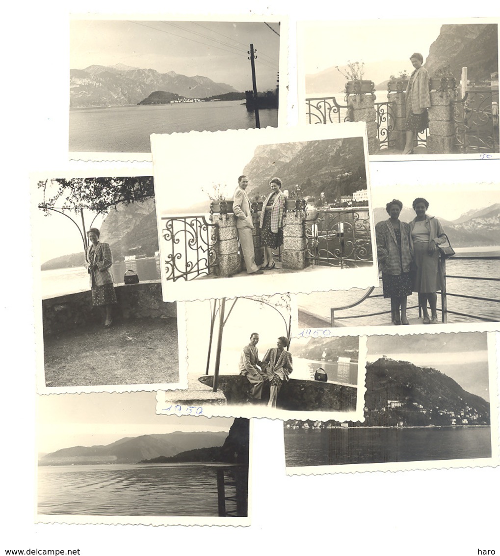 COMO - Lago - 1950 - Lot De 7 Photos ( +/- 6 X 9 Cm ) (B264) - Luoghi