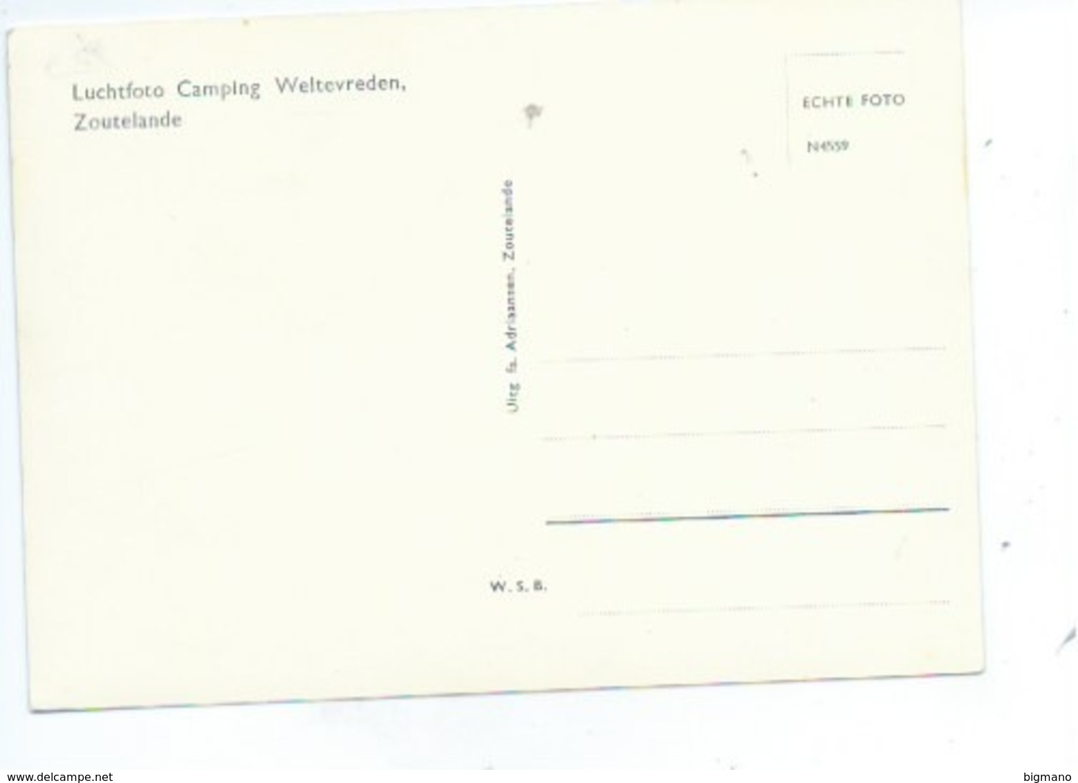 Luchtfoto Camping Weltevreden Zoutelande - Zoutelande