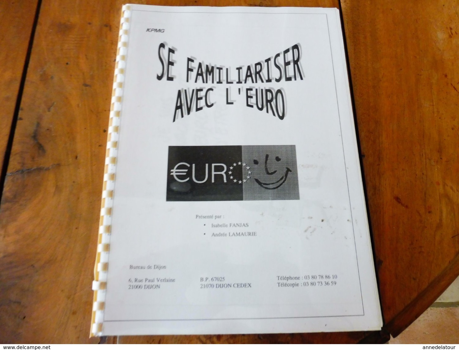 1999 SE FAMILLIARISER AVEC L'EURO - Obj. 'Souvenir De'